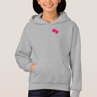 Dunkelblauer ReißverschlussHoodie mit hellen rosa Hoodie