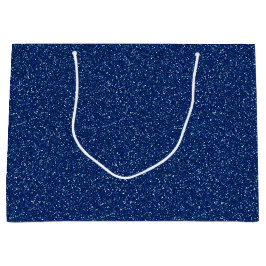 Dunkelblauer Schein-Glitzer-große Geschenk-Tasche Große Geschenktüte