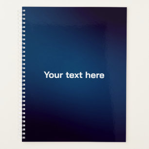 Dunkelblaues Abstraktes Muster Füge Text hinzu Planer