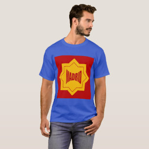 Dunkelblaues, basisches Designer-T-Shirt Design MA T-Shirt