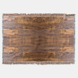 Dunkelbraune Holzkörnigkeit Decke