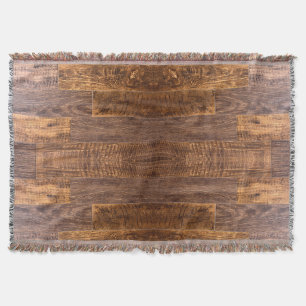 Dunkelbraune Holzkörnigkeit Decke