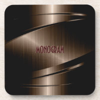 Dunkelbraune Metallkonstruktionen aus rostfreiem S