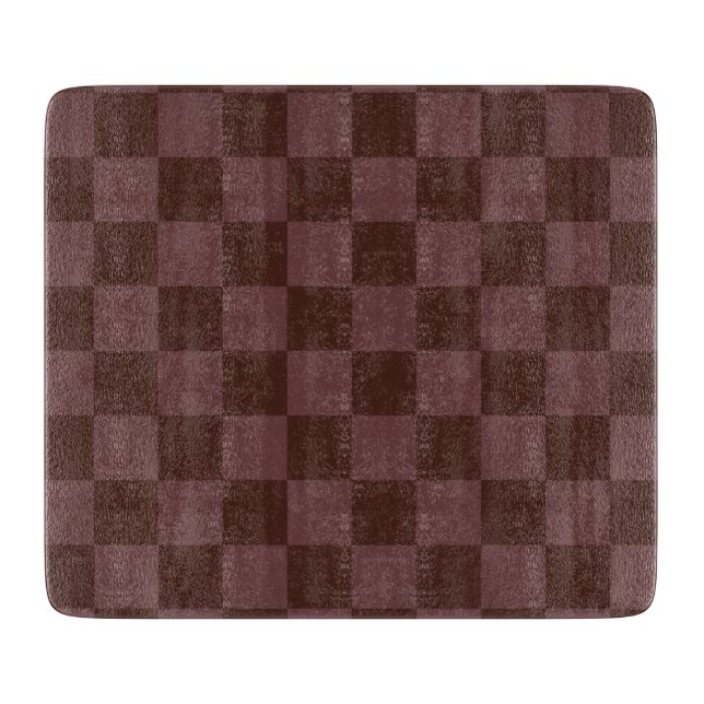 Dunkelbraune Tafel Schneidebrett (Vorderseite)