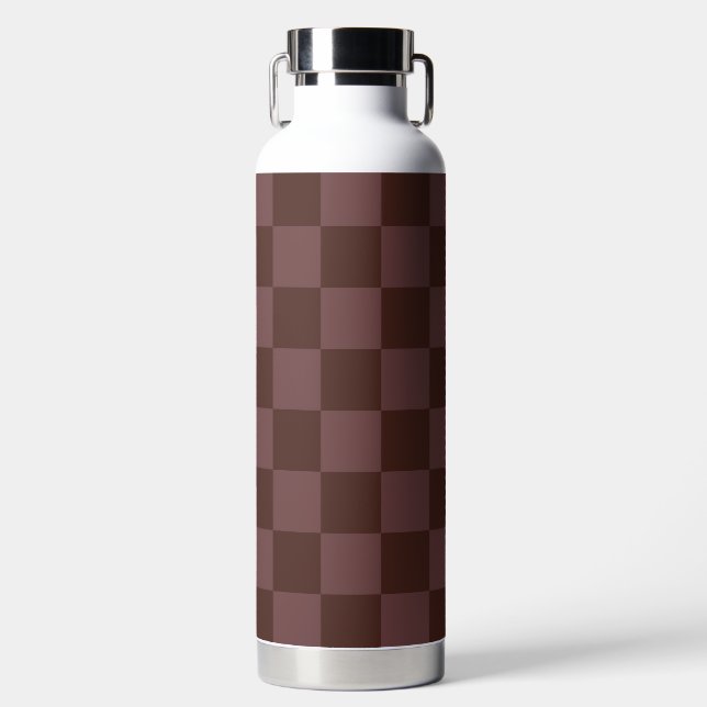 Dunkelbraune Tafel Trinkflasche (Vorderseite)