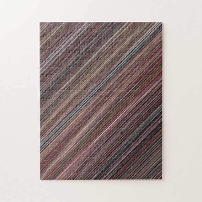 Dunkelbraune und schwarze Diagonalstreifen (Vertikal)