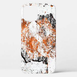 Dunkelbrauner Grunge Hintergrund. Schwarz-weiß ora Case-Mate iPhone Hülle