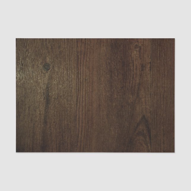 Dunkelbraunes Holzkörnpapier Seidenpapier (Vorderseite)