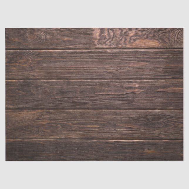 dunkelbraunes Holzpapier Seidenpapier (Vorderseite)