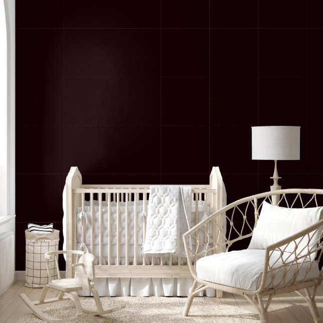 dunkelburgund | Solid dark Burgundy Tapete (Kinder)