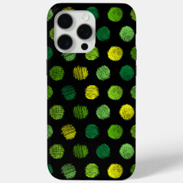 Dunkelfarbiges Muster iPhone 14 Pro Max Case