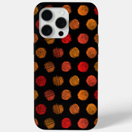 Dunkelfarbiges Muster iPhone 14 Pro Max Case