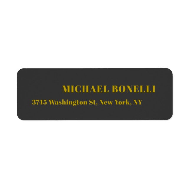 Dunkelgrau & Gold Professionelle individuelle Name (Vorne)