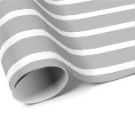 Dunkelgrau, horizontal gestreift geschenkpapier<br><div class="desc">Dunkelgraues und weißes horizontales Streifenpapier</div>
