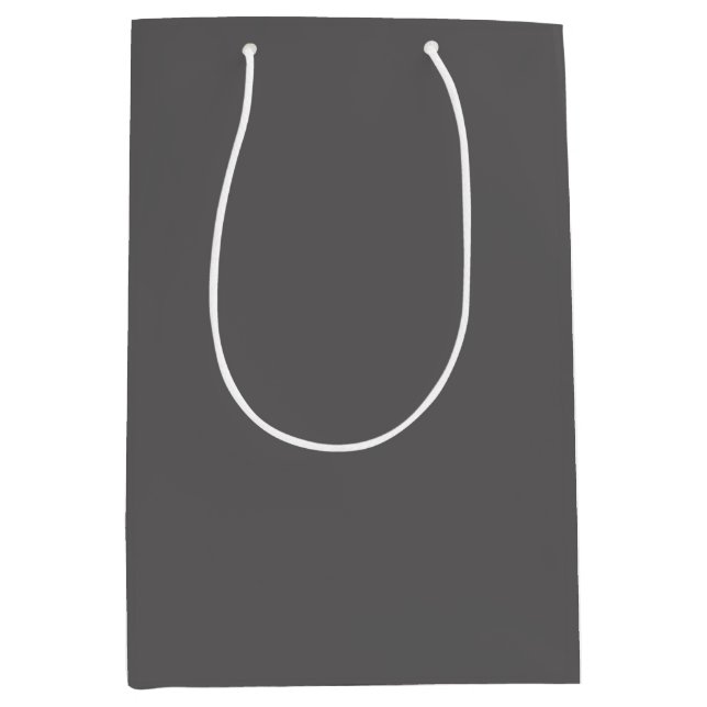 Dunkelgrau Mittlere Geschenktüte (Vorderseite)