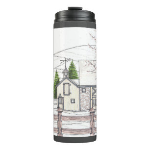 Dunkelgraue, thermale Tumbler aus Stone Farm Thermosbecher
