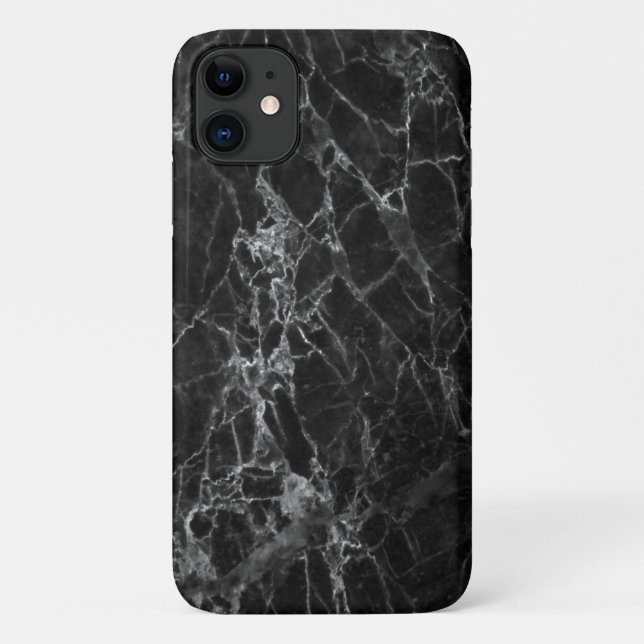 Dunkelgraue und Silberkörner Case-Mate iPhone Hülle (Rückseite)