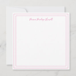 Dunkelgraue und weiße Minimalistische Fläche Anmer Dankeskarte