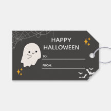Dunkelgraue und weiße Niedliche Halloween-Geschenk