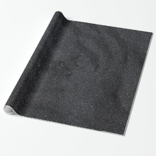Dunkelgrauer Glitzer Geschenkpapier