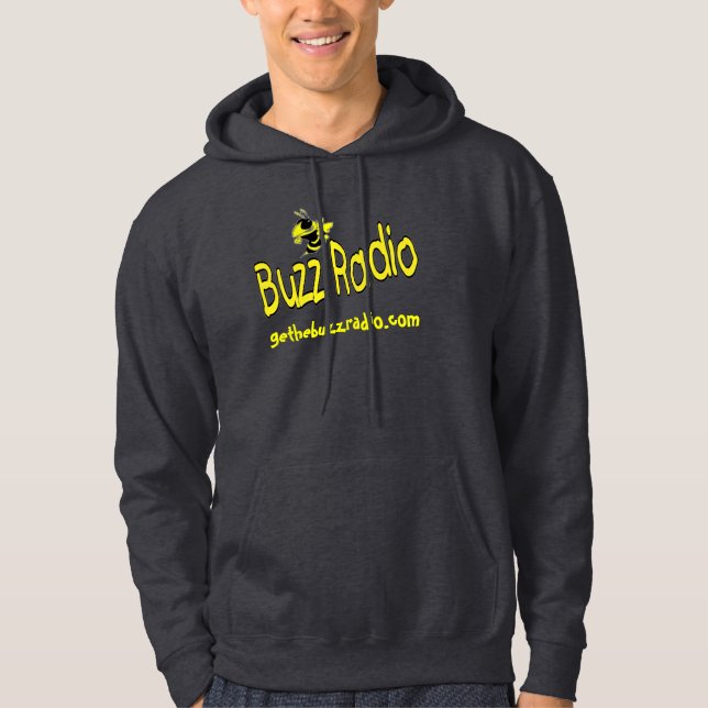 Dunkelgrauer Hoodie (Vorderseite)