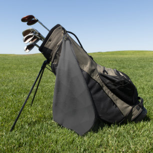 Dunkelgraues geometrisches Netz-Muster mit Farbver Golfhandtuch
