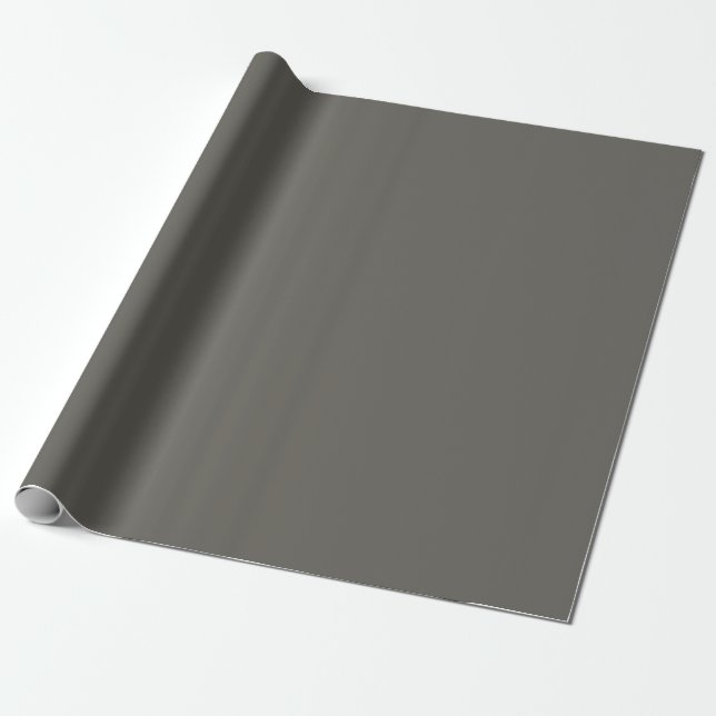 Dunkelgraues Ironside-Orange Farbakzent  Geschenkpapier (Ungerollt)