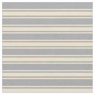 Dunkelgraues und Beige farbiges Muster Stoff