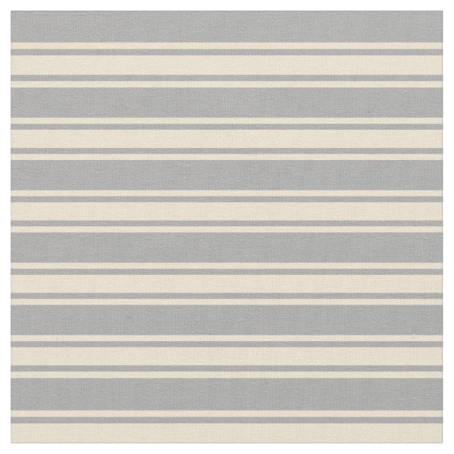Dunkelgraues und Beige farbiges Muster Stoff (Nahaufnahme)