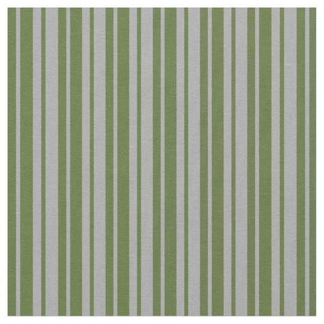 Dunkelgraues und dunkles Olive Green Muster Stoff (Nahaufnahme)