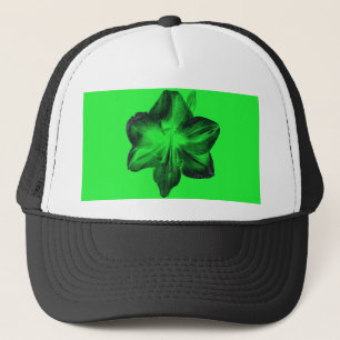 Dunkelgrün auf hellgrünen Amaryllis Truckerkappe