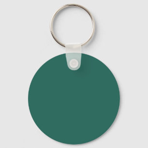 Dunkelgrün blau (Vollfarbe) Schlüsselanhänger