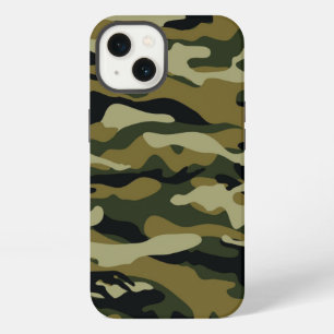 Dunkelgrün Camo iPhone Hülle