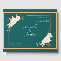 Dunkelgrün mit Creme-Rose Hochzeit