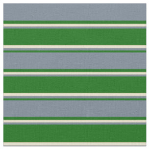 Dunkelgrün, Schiefergrau und Beige Farbmuster Stoff