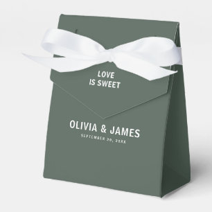 Dunkelgrün Süße Liebe Minimalistisch Moderne Hoc Geschenkschachtel