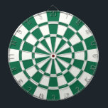 dunkelgrün und weiß dartscheibe<br><div class="desc">Dunkelgrüne und weiße Dart-Tafel</div>