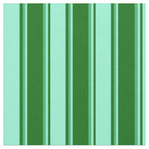 Dunkelgrüne, Aquamarine und grüne, blaue Linien Stoff