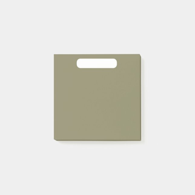 Dunkelgrüne Aufgabenliste Post-it Klebezettel (Vorderseite)