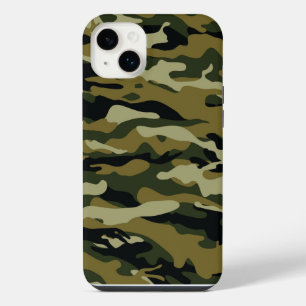 Dunkelgrüne Camouflage iPhone 14 Plus Hülle