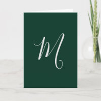 Dunkelgrüne einfache elegante moderne eigene Namen