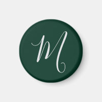 Dunkelgrüne einfache elegante moderne eigene Namen
