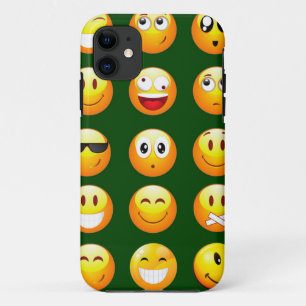 dunkelgrüne Emoji Case-Mate iPhone Hülle