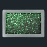 Dunkelgrüne Imitate Glitzer Glitzern Rechteckige Gürtelschnalle<br><div class="desc">Schöne mädchenhafte grün glänzende Glitzer Glitzern. Foto der Grünen Glitzern nicht wirklich Glitzer!</div>