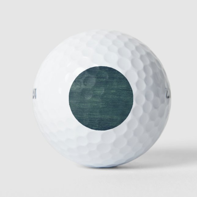 Dunkelgrüne Mauer Golfball (Vorderseite)