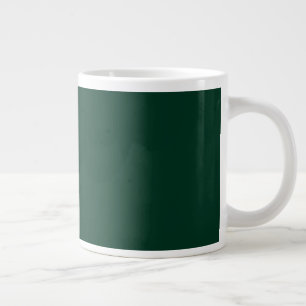 Dunkelgrüne Riesentasse Jumbo-Tasse