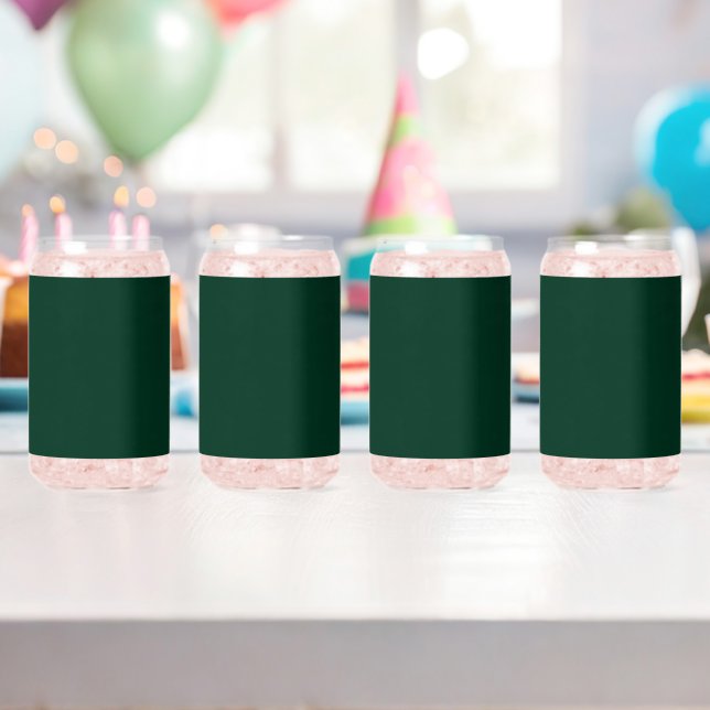 Dunkelgrüne Solid-Farbe Dosenglas (Insitu (Geburtstag))