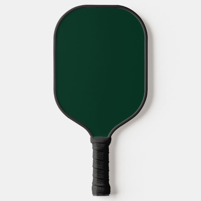 Dunkelgrüne Solid-Farbe Pickleball Schläger (Vorderseite)