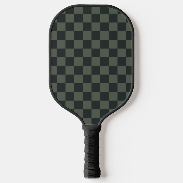 Dunkelgrüne Tafel Pickleball Schläger (Vorderseite)