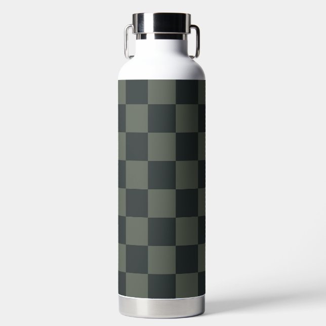 Dunkelgrüne Tafel Trinkflasche (Vorderseite)